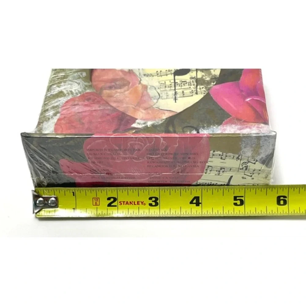 NEW Floral Music Note Stationary Set Heart Picture Frame Notebook   Address Book